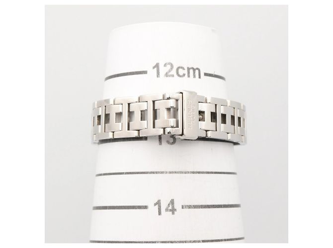 Hermès Relógio de pulso feminino Hermes Clipper Nacre - vista 7
