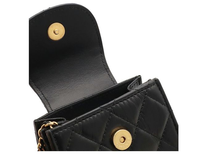 Bolso de hombro con cadena Chanel Matelassé Negro - vista 8