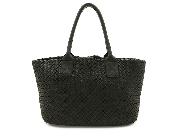 Borsa Tote Cabas PM Intrecciato Bottega Veneta Nero - vista 3
