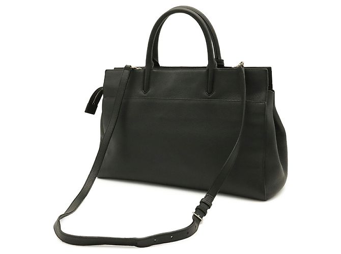 Borsa Yves Saint Laurent Cabas Rive Gauche Nero - vista 3