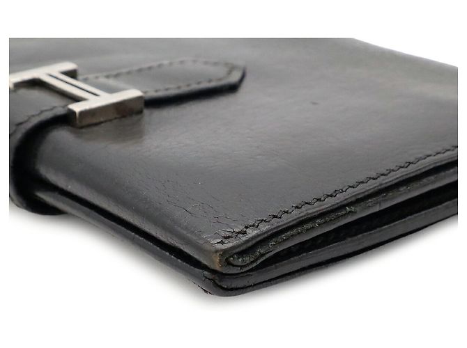 Hermès Carteira bi-fold HERMES Bearn Compact Preto - vista 4