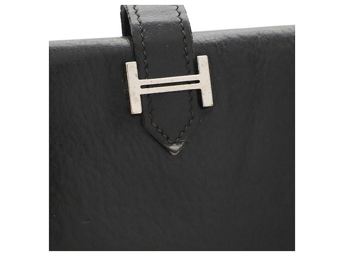 Hermès Carteira bi-fold HERMES Bearn Compact Preto - vista 5