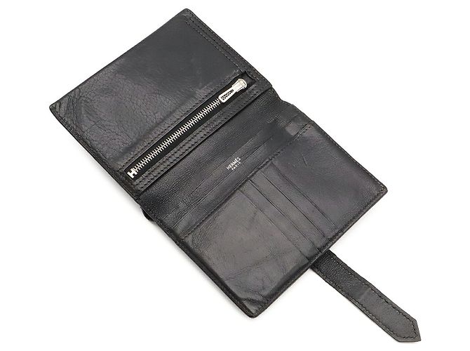 Hermès Carteira bi-fold HERMES Bearn Compact Preto - vista 6