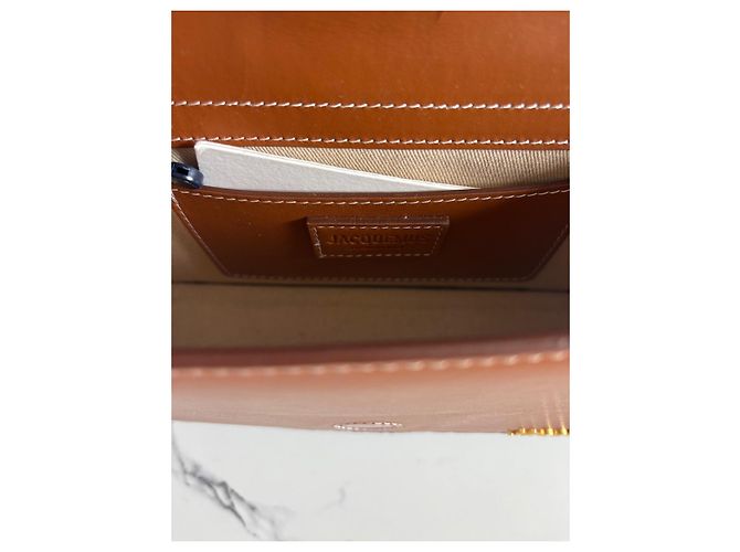 Jacquemus Borsa Le Grand Bambino in pelle marrone - vista 10