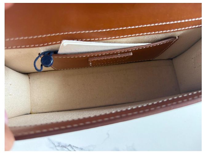 Jacquemus Borsa Le Grand Bambino in pelle marrone - vista 11