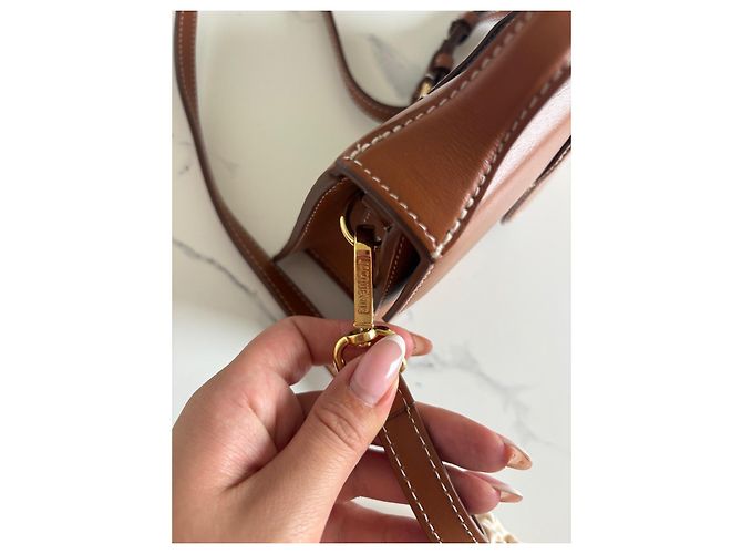 Jacquemus Borsa Le Grand Bambino in pelle marrone - vista 8