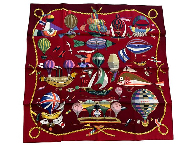 Hermès Hermes Carré 90 Silk multicolor Multiple colors - view 2
