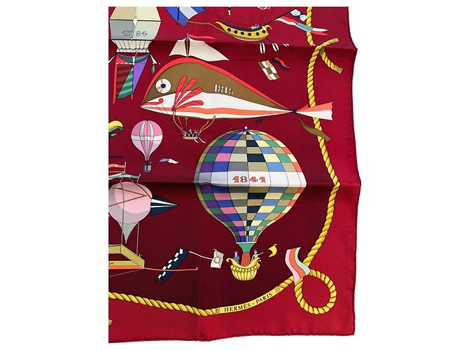 Hermès Hermes Carré 90 Silk multicolor Multiple colors - view 3