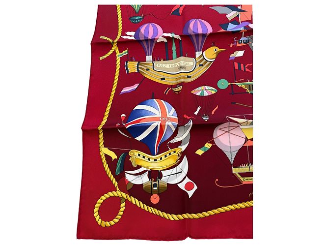 Hermès Hermes Carré 90 Silk multicolor Multiple colors - view 4