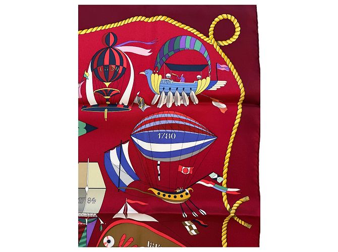 Hermès Hermes Carré 90 Silk multicolor Multiple colors - view 5