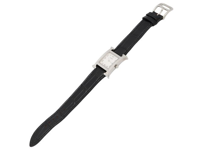 Hermès Relógio de pulso Hermes H-Watch com bisel de diamantes - vista 4