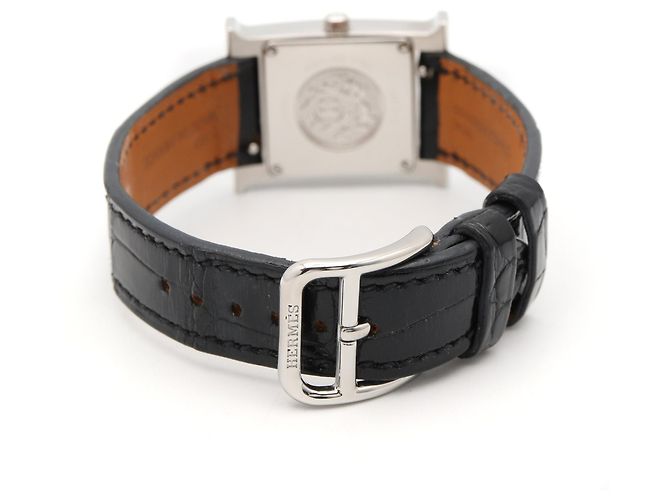Hermès Relógio de pulso Hermes H-Watch com bisel de diamantes - vista 5