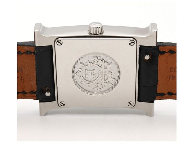 Hermès Relógio de pulso Hermes H-Watch com bisel de diamantes - vista 6