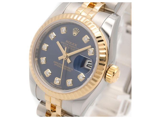 Orologio Rolex Datejust in oro giallo 18K e acciaio inossidabile - vista 3