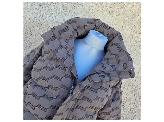 Casaco acolchoado Balenciaga Monograma BB Marrom - vista 6