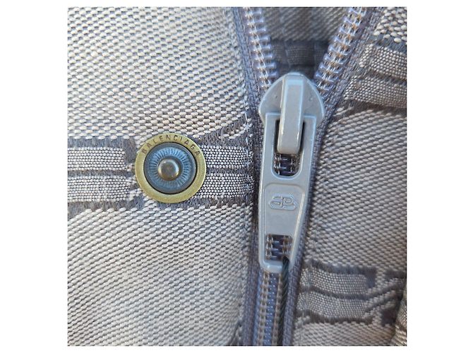 Casaco acolchoado Balenciaga Monograma BB Marrom - vista 8