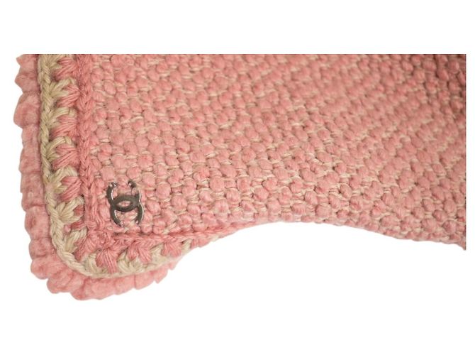 Timeless Chanel 00A Abrigo Largo Bouclé Rosa - vista 16