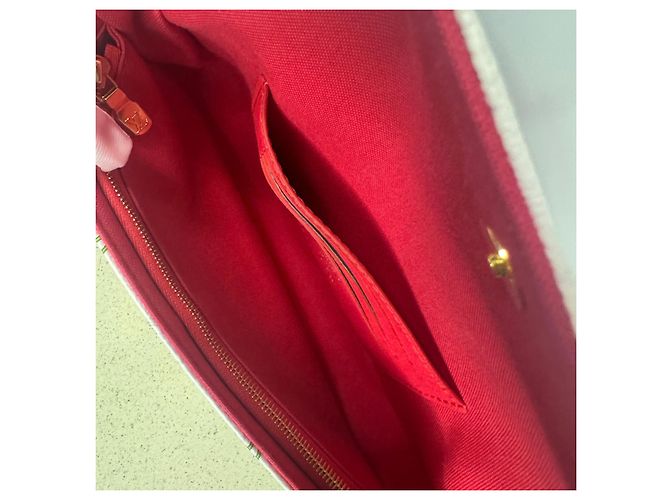 Louis Vuitton Ivy Pochette Cherry Blossom Weiß Rot Monogramm - Ansicht 10