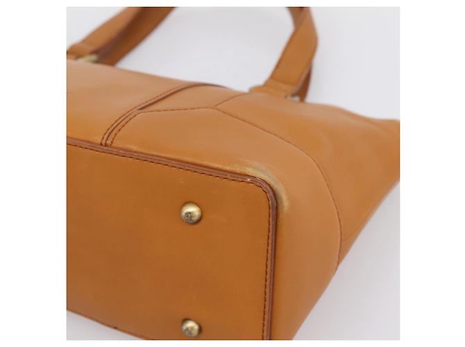 Borsa a mano BURBERRY in pelle marrone e oro autentica ep16062 D'oro - vista 14