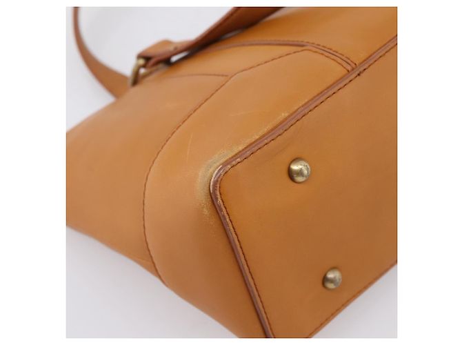 Borsa a mano BURBERRY in pelle marrone e oro autentica ep16062 D'oro - vista 16