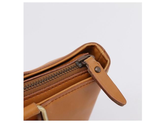 Borsa a mano BURBERRY in pelle marrone e oro autentica ep16062 D'oro - vista 17