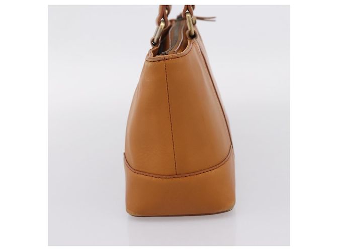 Borsa a mano BURBERRY in pelle marrone e oro autentica ep16062 D'oro - vista 4