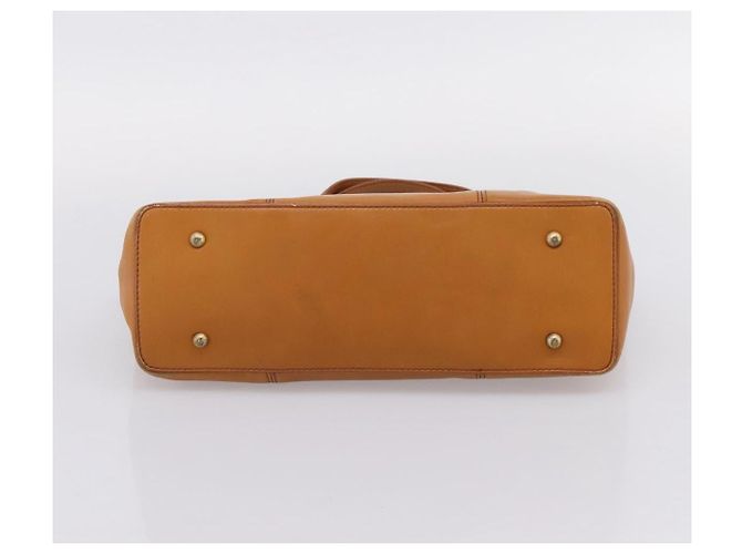 Borsa a mano BURBERRY in pelle marrone e oro autentica ep16062 D'oro - vista 5