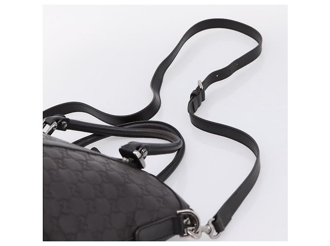 Borsa GUCCI GG Canvas Guccissima in Pelle 2way Outlet Marrone 341503 Auth ep15925 Argento - vista 15