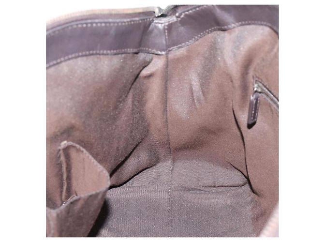 Borsa GUCCI GG Canvas Guccissima in Pelle 2way Outlet Marrone 341503 Auth ep15925 Argento - vista 24