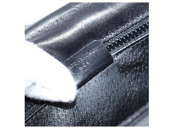 Céline Sac à main CELINE en cuir 2way Noir Doré Auth mr3033V - vue 12