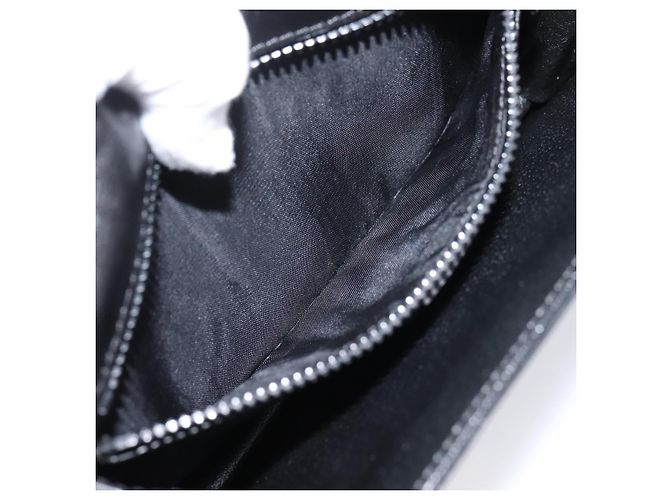 Céline Sac à main CELINE en cuir 2way Noir Doré Auth mr3033V - vue 24