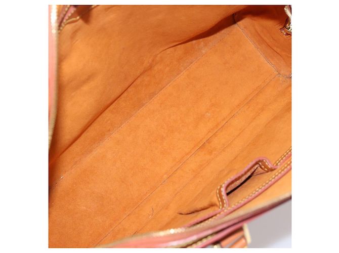 Sac à main LOUIS VUITTON Epi Sorbonne Brown M54513 LV Auth ep16216A Marron - vue 10