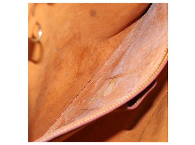 Sac à main LOUIS VUITTON Epi Sorbonne Brown M54513 LV Auth ep16216A Marron - vue 11