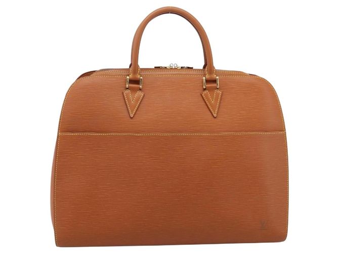 Sac à main LOUIS VUITTON Epi Sorbonne Brown M54513 LV Auth ep16216A Marron - vue 13