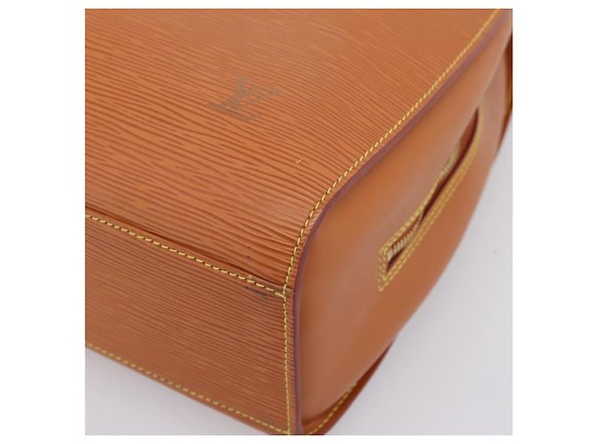 Sac à main LOUIS VUITTON Epi Sorbonne Brown M54513 LV Auth ep16216A Marron - vue 14