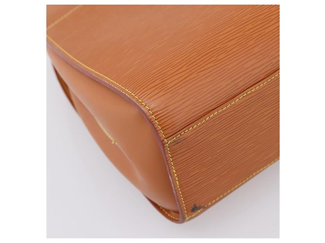 Sac à main LOUIS VUITTON Epi Sorbonne Brown M54513 LV Auth ep16216A Marron - vue 15