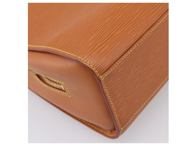 Sac à main LOUIS VUITTON Epi Sorbonne Brown M54513 LV Auth ep16216A Marron - vue 16