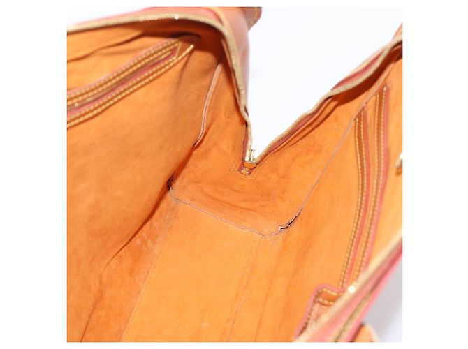 Sac à main LOUIS VUITTON Epi Sorbonne Brown M54513 LV Auth ep16216A Marron - vue 19