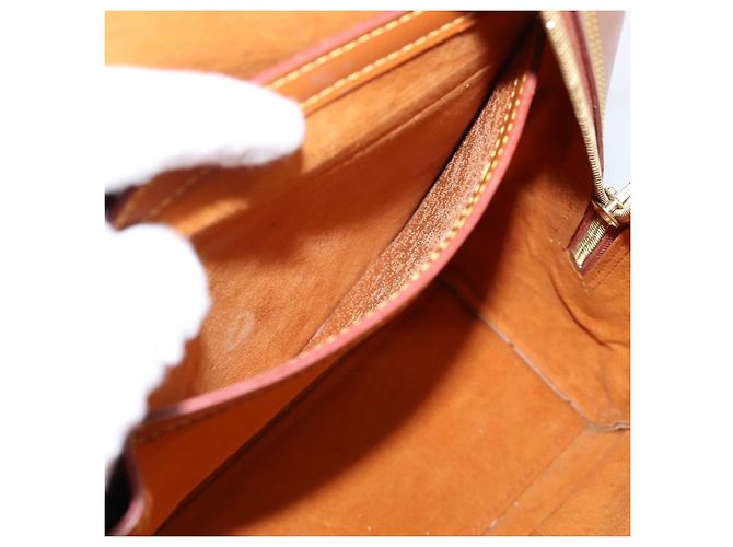 Sac à main LOUIS VUITTON Epi Sorbonne Brown M54513 LV Auth ep16216A Marron - vue 23