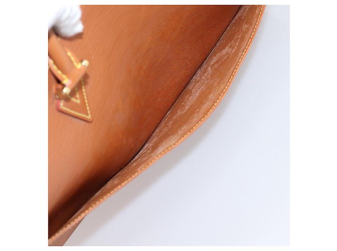 Sac à main LOUIS VUITTON Epi Sorbonne Brown M54513 LV Auth ep16216A Marron - vue 24