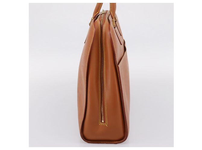 Sac à main LOUIS VUITTON Epi Sorbonne Brown M54513 LV Auth ep16216A Marron - vue 3