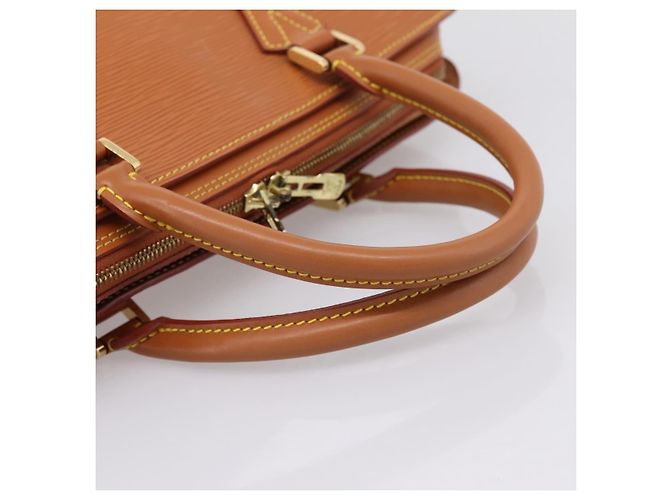 Sac à main LOUIS VUITTON Epi Sorbonne Brown M54513 LV Auth ep16216A Marron - vue 7