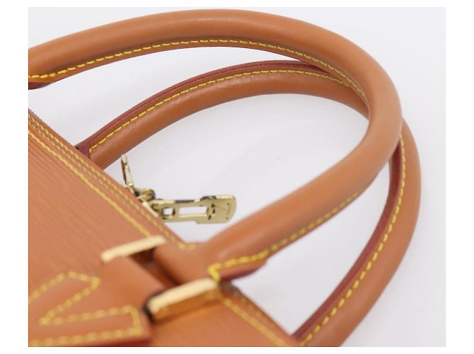 Sac à main LOUIS VUITTON Epi Sorbonne Brown M54513 LV Auth ep16216A Marron - vue 8
