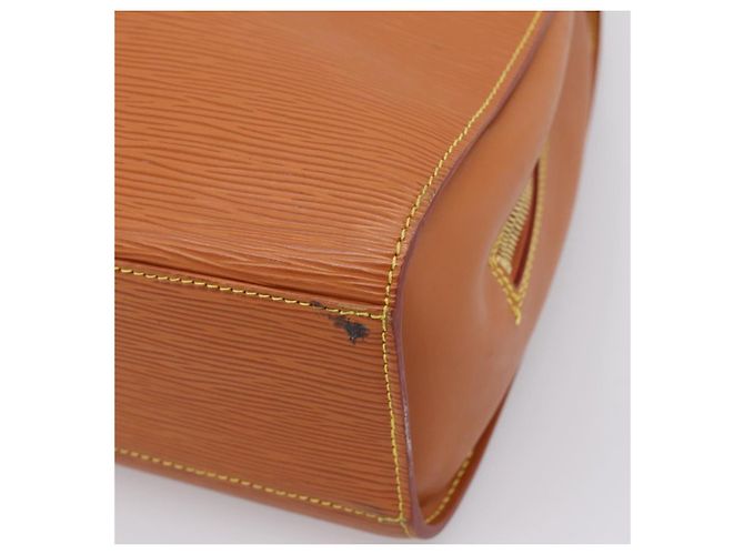 Sac à main LOUIS VUITTON Epi Sorbonne Brown M54513 LV Auth ep16216A Marron - vue 9