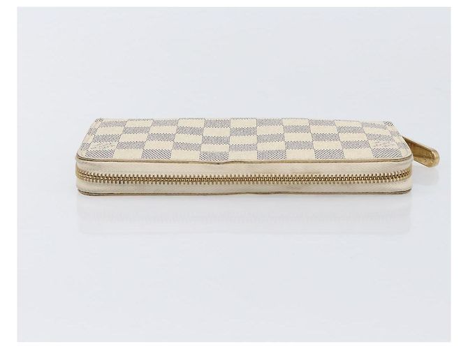 LOUIS VUITTON Damier Azur Zippy Wallet Cartera Larga N60019 LV Auth 206314 - vista 5