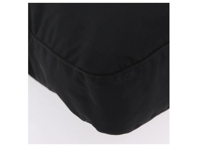 Sac à épaule PRADA Nylon Black Silver Auth mr3036A Noir Argenté - vue 17