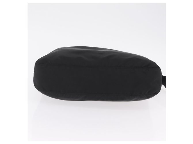 Sac à épaule PRADA Nylon Black Silver Auth mr3036A Noir Argenté - vue 5