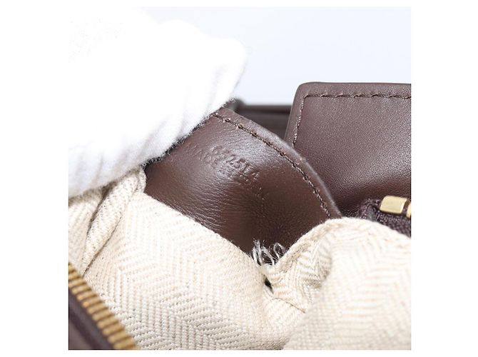 Bolso LOEWE Puzzle Small de piel 2 vías Marrón Oro Auth 200778SAM Castaño Dorado - vista 11