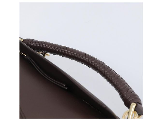 Bolso LOEWE Puzzle Small de piel 2 vías Marrón Oro Auth 200778SAM Castaño Dorado - vista 14