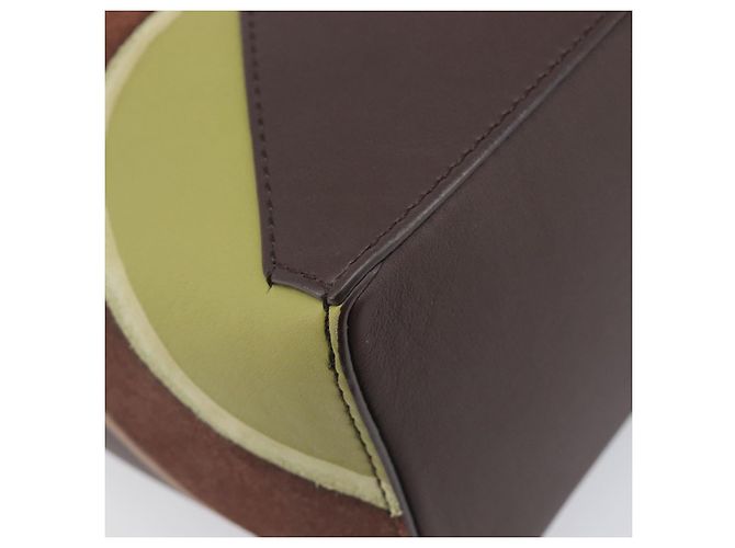 Bolso LOEWE Puzzle Small de piel 2 vías Marrón Oro Auth 200778SAM Castaño Dorado - vista 20